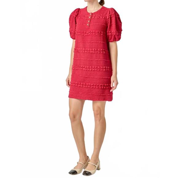 ENGLISH FACTORY Dresses & Skirts - NEW ENGLISH FACTORY women's mini dress in red